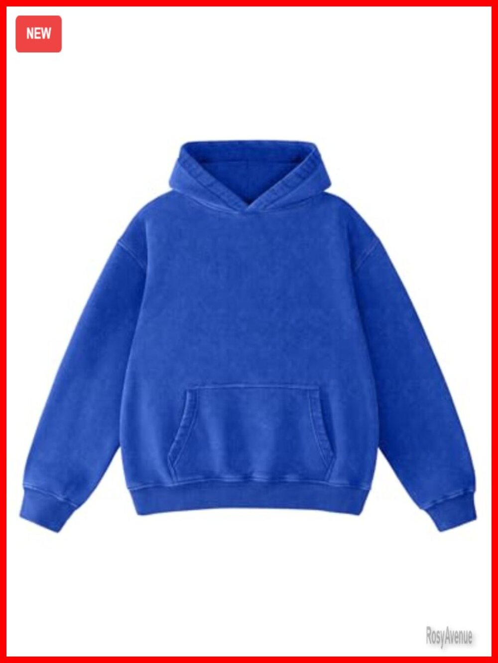 Oversized Heavyweight Fleece Hoodie Pullover Vintage Acid Wash Sweatshirt Women